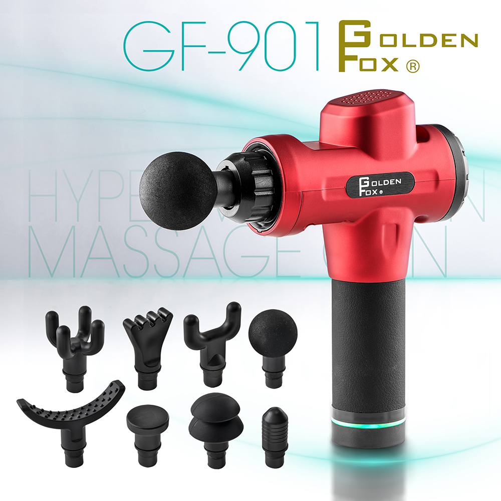 夏季限定優惠【Golden Fox】震動按摩槍 24V旗艦款 GF-901 贈專屬收納包✿80B024